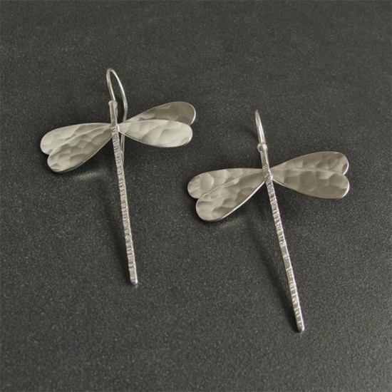 dragonfly drop earrings