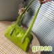 retro green handbag