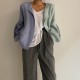 two-tone cardigan